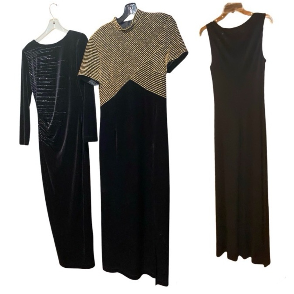 Bundle of 3- Vintage Evening Dresses
